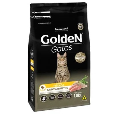 Ração Golden Gatos Adultos Frango 1kg