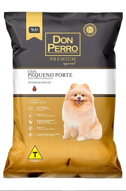 Ração Don Perro Premium Especial Cães Adultos Pequeno Porte Frango e Cereais 7kg