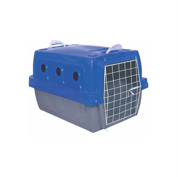 Caixa de Transporte Azul Ideal Dog N°2