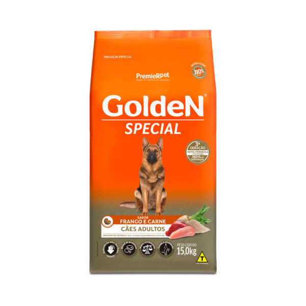Ração Golden Special Cães Adultos Frango e Carne 15kg