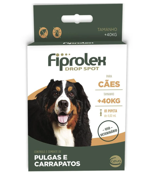 Antipulgas Fiprolex Cães acima de 40kg Unitário