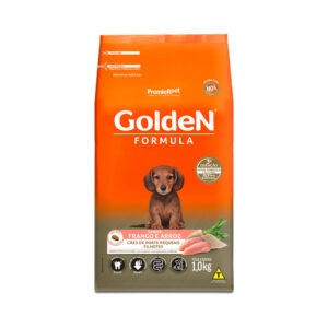 Ração Golden Fórmula Mini Bits Cães Filhotes Porte Pequeno Frango e Arroz 1kg