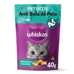 Petisco Whiskas Temptations Anti Bola de Pelo Gatos Adultos 40g