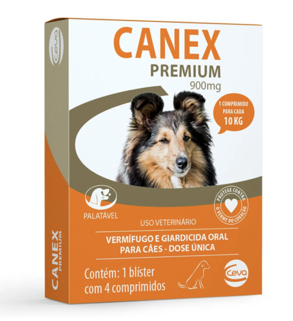 Vermífugo Canex Premium Cães até 10kg 4 Comprimidos