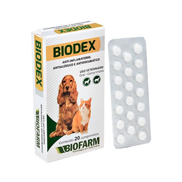 Biodex Comprimidos Anti-inflamatório Esteroidal 20 comprimidos