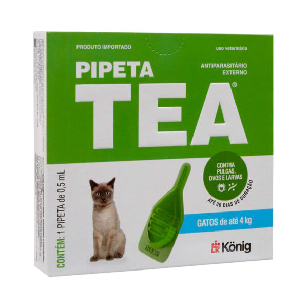 Tea Antipulgas Pipeta 0,5ml para Gatos até 4 kg