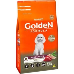 Ração Golden Fórmula Mini Bits Cães Adultos Porte Pequeno Carne e Arroz 1kg
