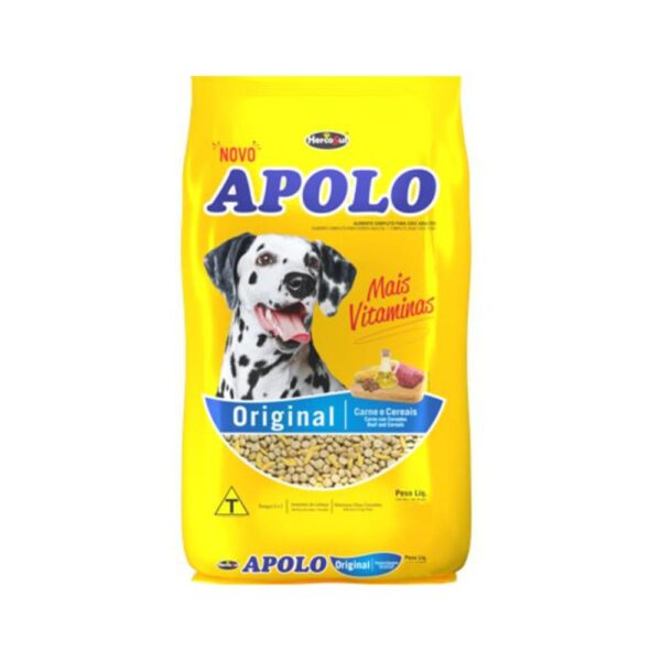 Ração Apolo Cães Adultos Original Carne e Cereais 20kg