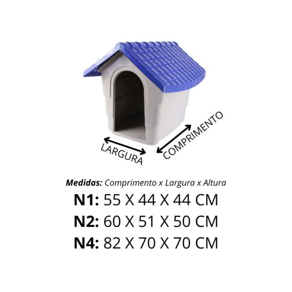 Casinha Plástica Nova House Tam 1 Azul / Rosa 🏷️ Produto Outlet