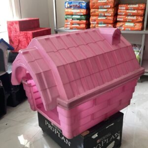 Casa Plástica Clicknew Chaminé Tam 4 Rosa 🏷️ Produto Outlet