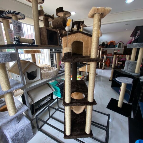 Arranhador Casinha 3 Andares (1,4m)